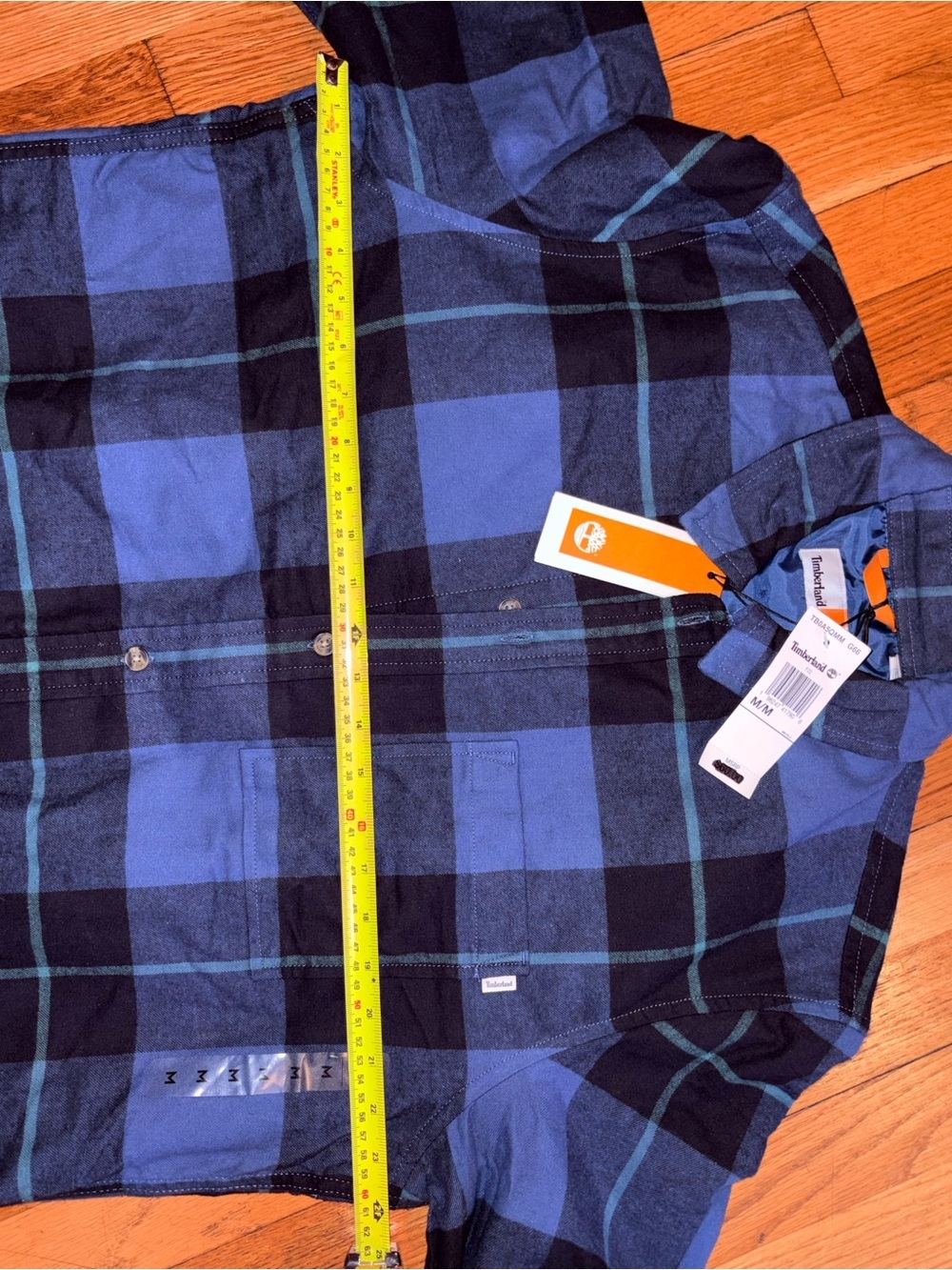 Timberland long-sleeve plaid flannel - Picture 7 of 13